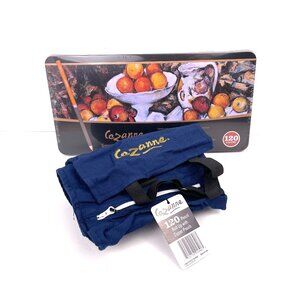 Cezanne Superior Artist’s Colored Pencils 120 Colors with Roll-Up Zipper Pouch